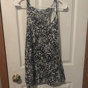 Maurices Black and White Relaxed Sleeveless Tank Top